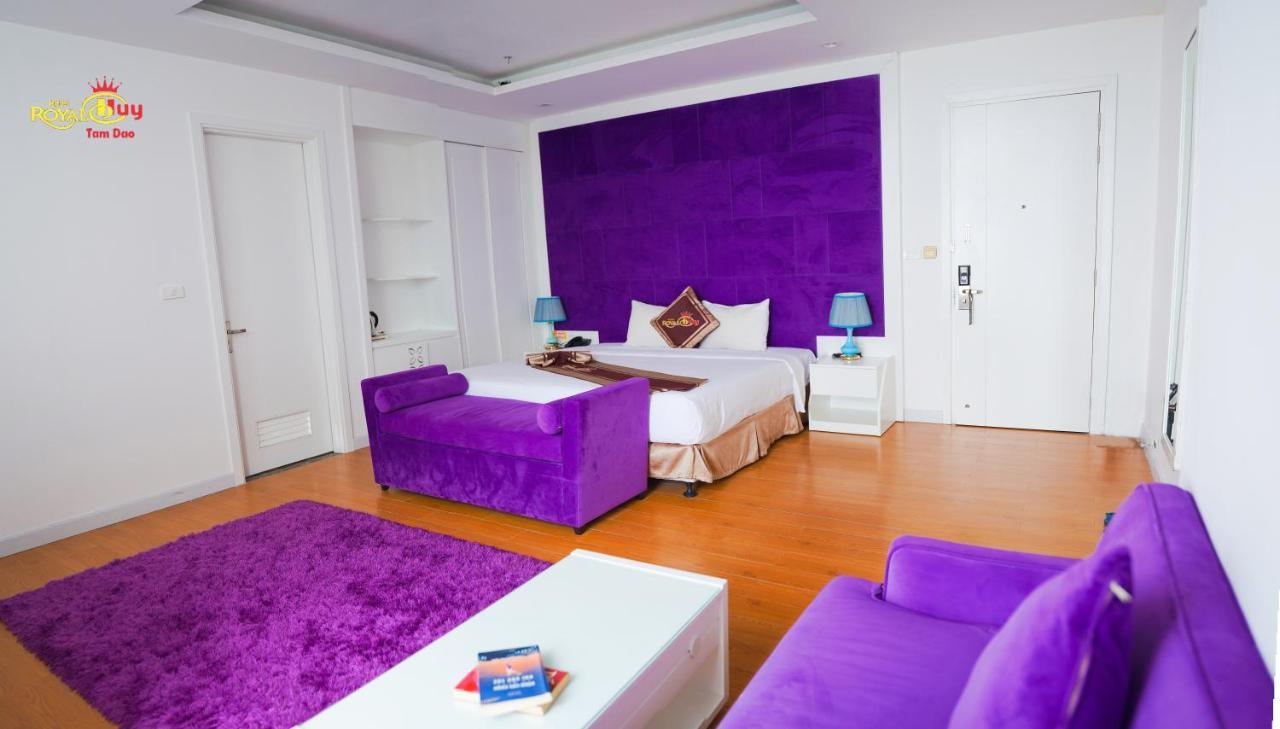 Royal Huy Hotel Tam Ðảo Esterno foto